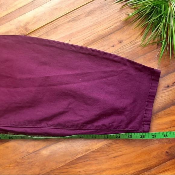 KUT from the Kloth Donna Ankle Skinny Jeans - Size 16W - Burgundy - Picture 9 of 13